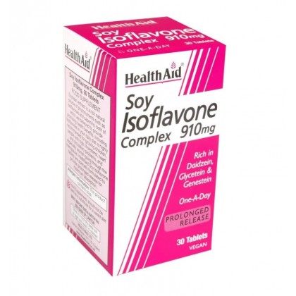 HEALTH AID Soya Isoflavones Complex 910mg 30 Ταμπλέτες